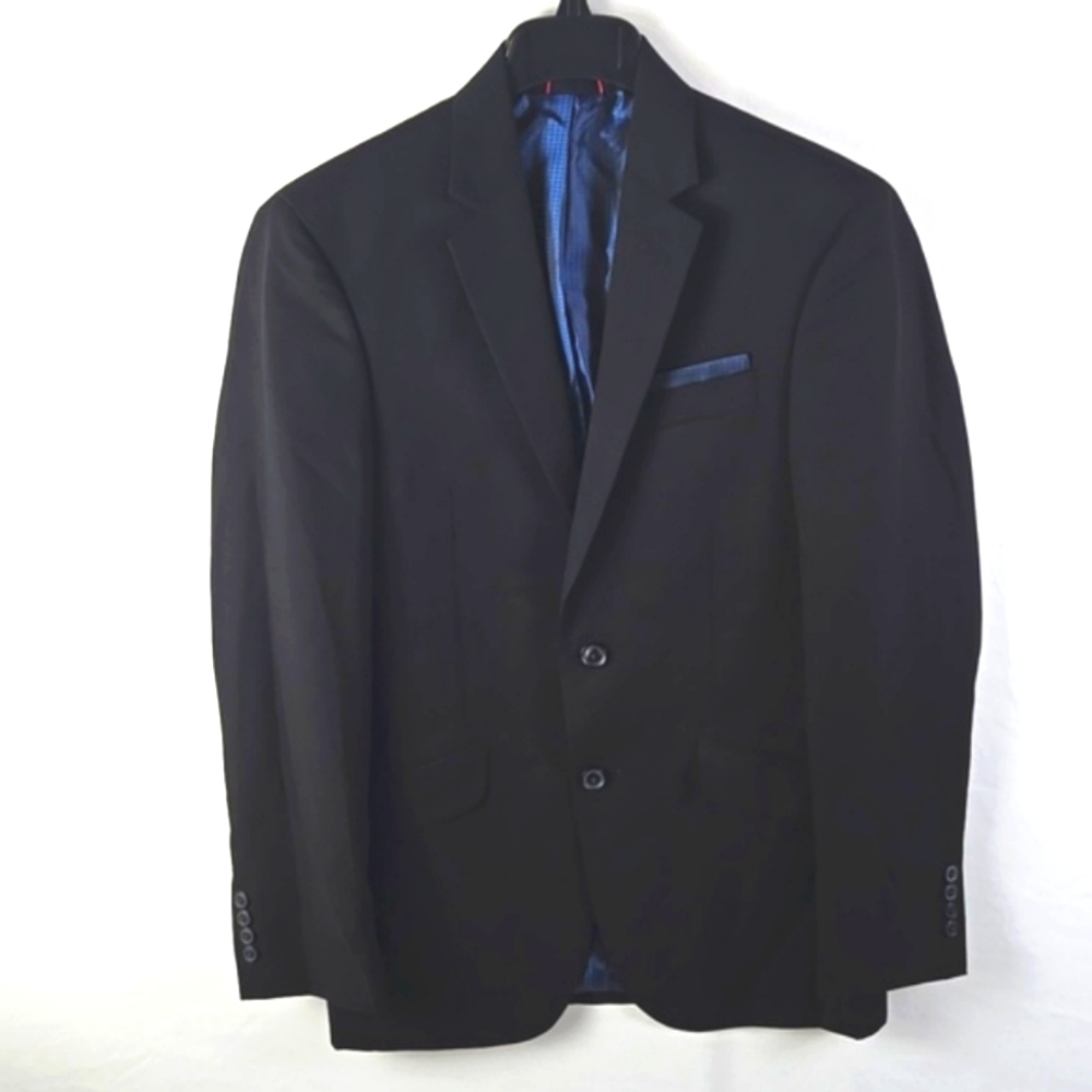 Billy London Mens 2 Button Navy Blue Fully Lined Blazer Suit Dress‎ Jacket 36R